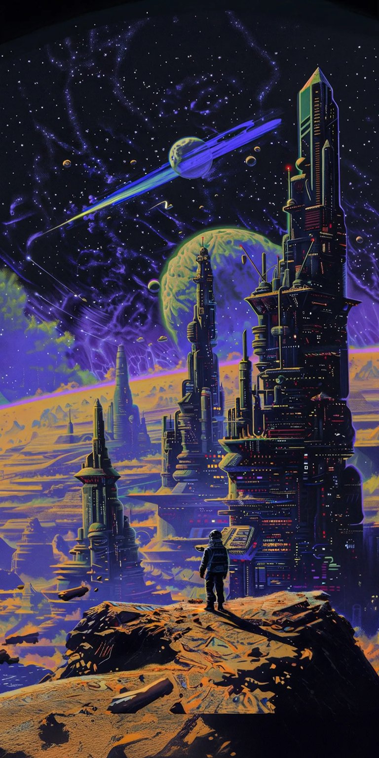 Extraterrestrial planet dark iPhone wallpaper HD