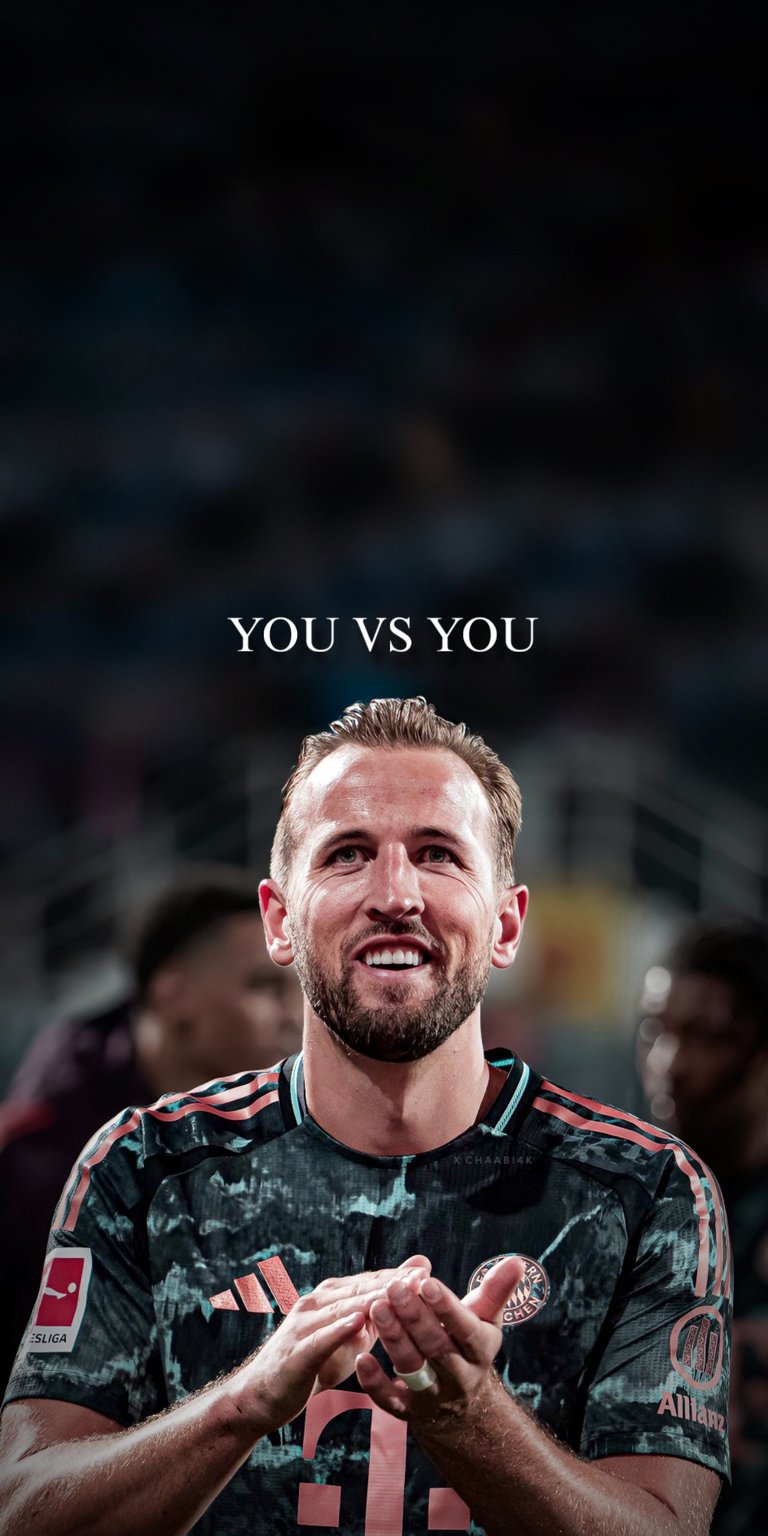 Get this amazing Harry Kane wallpaper for your iPhone in stunning 4K resolution! See the Bayern Munich star with an inspirational message overhead and the league badge on his sleeve with this amazing wallpaper.