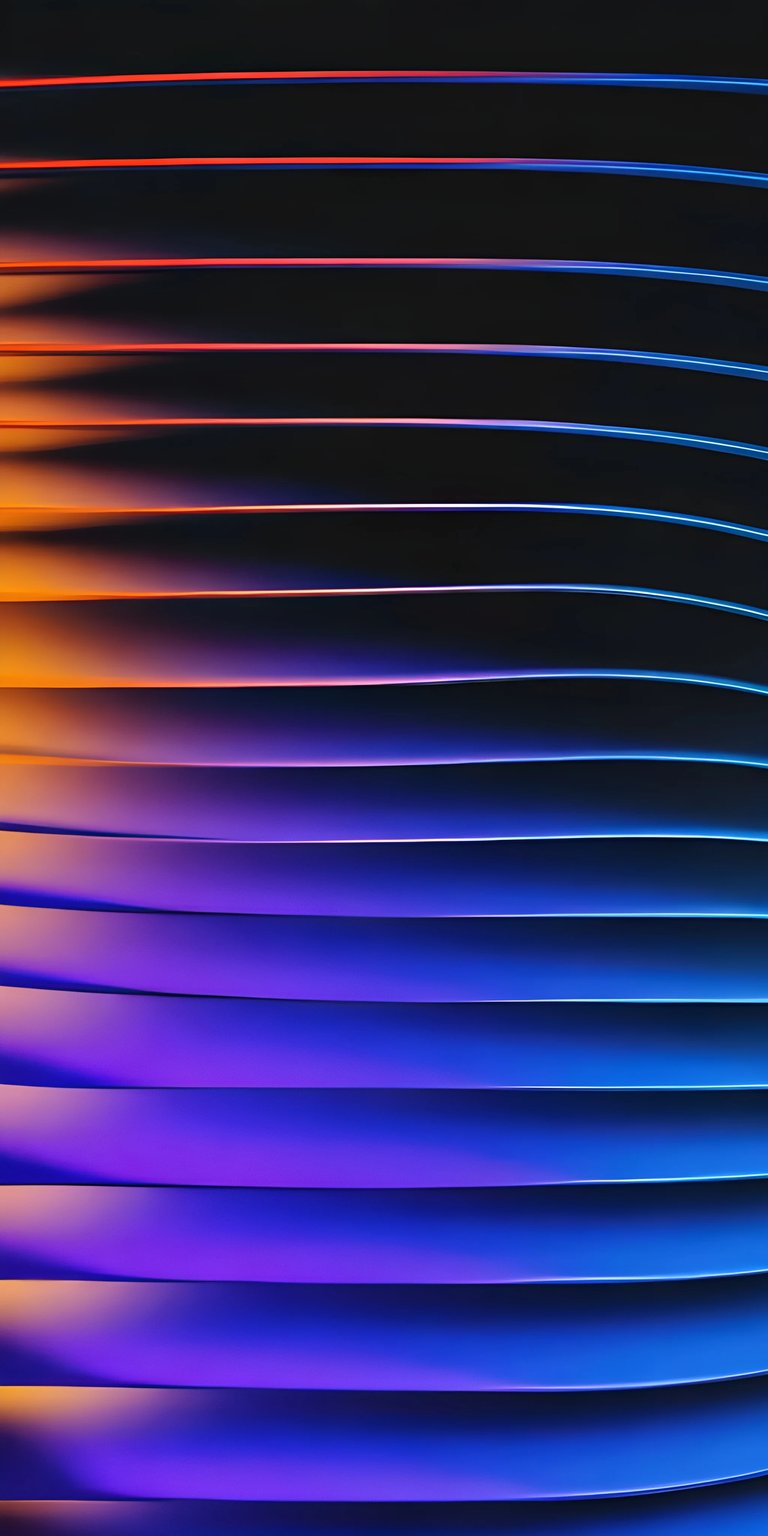 Neon gradient lines wallpaper for iPhone 4K