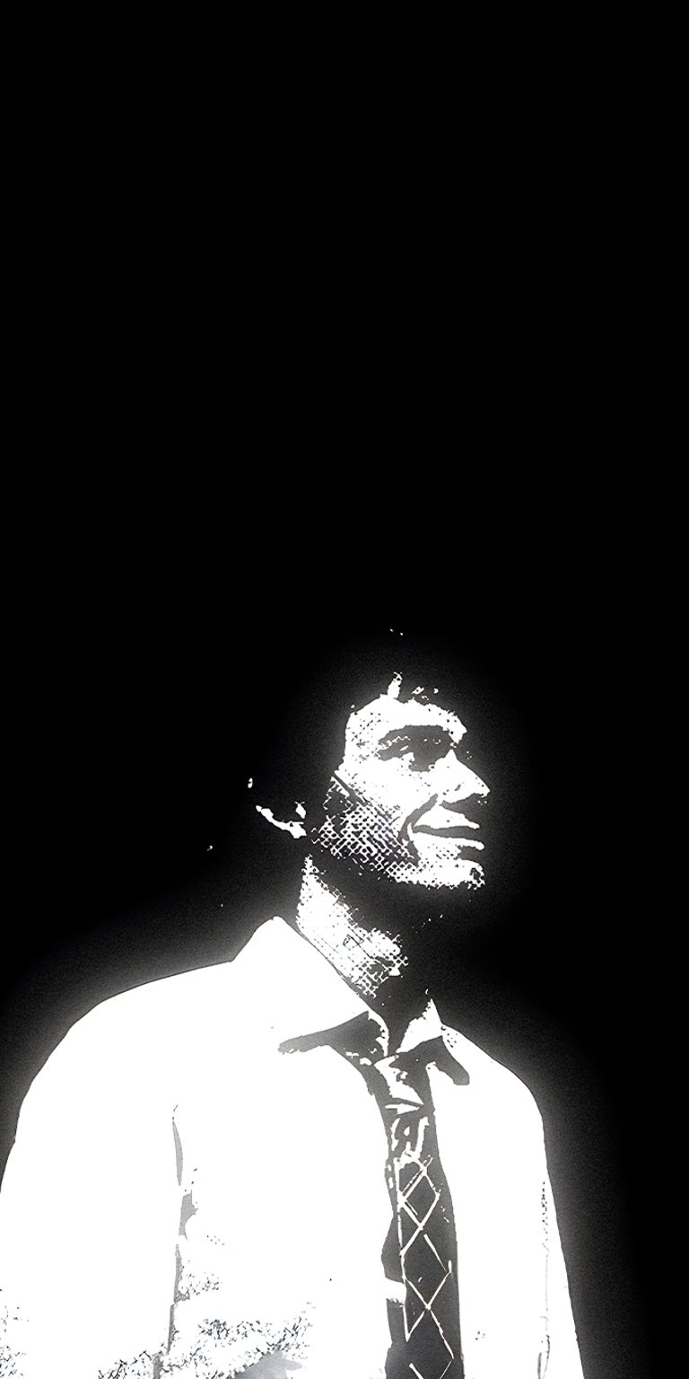 Brian Moser black and white dotted from Dexter wallpaper for iPhone