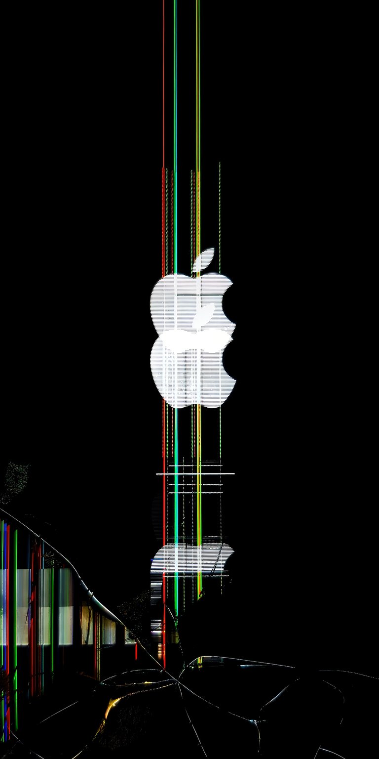 Apple broken screen wallpaper iPhone 4k