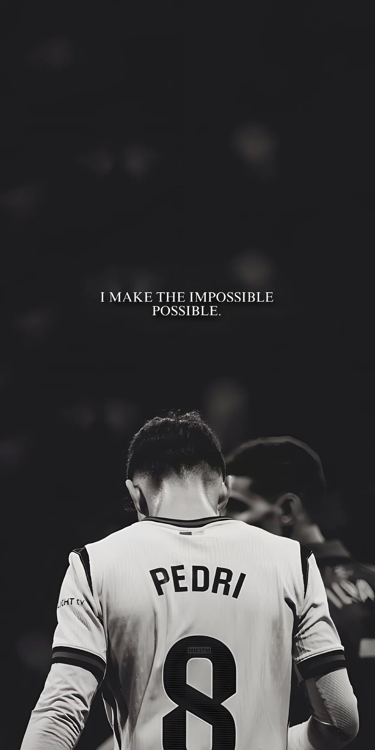 Pedri González quotes wallpaper 4k iPhone