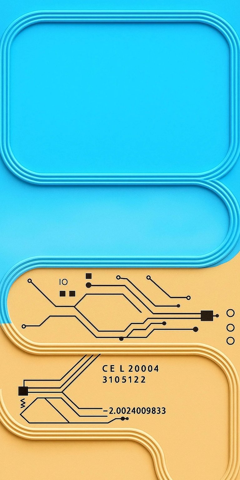 Download this iPhone wallpaper modern, light blue mobile wallpaper featuring a circuit board design in silver/white lines