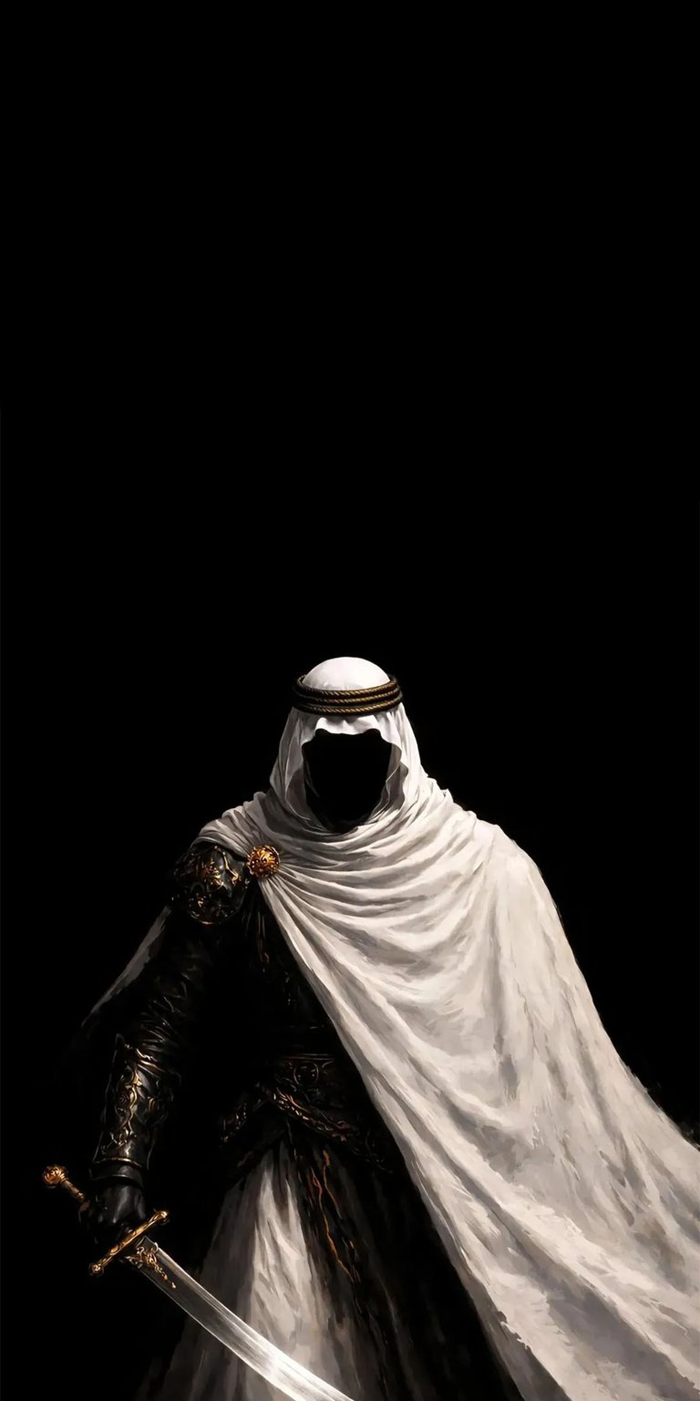 Dark Knight Static Wallpaper featuring deep black armor, flowing cloak, and dramatic shadow lighting against a dark background. This OLED / AMOLED wallpapers design enhances high contrast and bold silhouette, making the wallpaper perfect for iPhone lock screen and home screen setups.