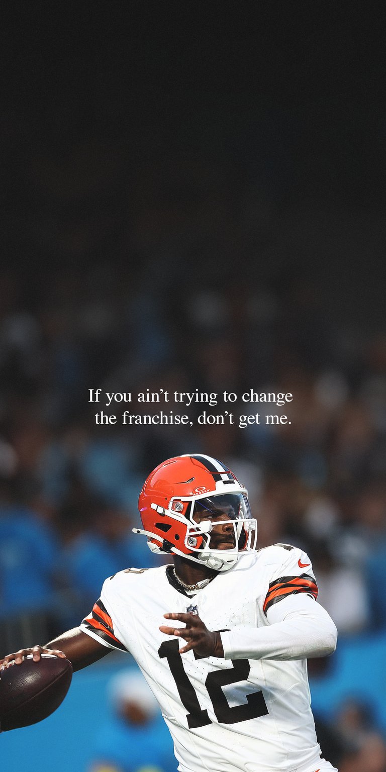 Shedeur Sanders with motivational quotes wallpaper 4K mobile