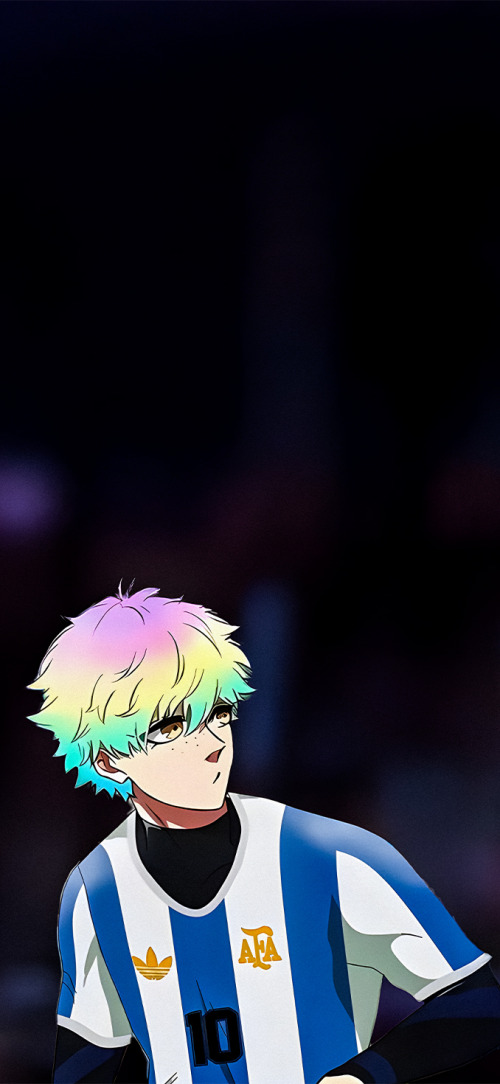 Seishirō Nagi playing 4k wallpaper iPhone