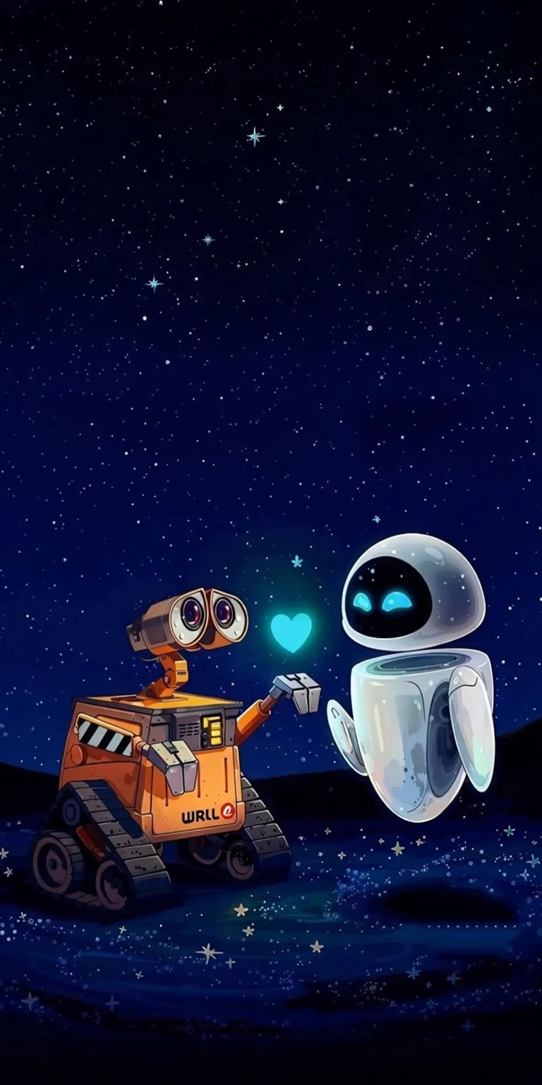 Wall-E and Eve iPhone wallpaper HD
