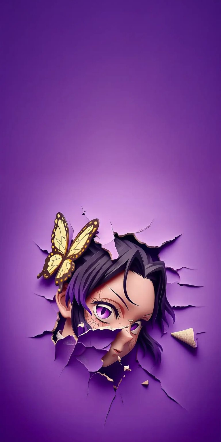 Shinobu Kochō iPhone wallpaper 4K