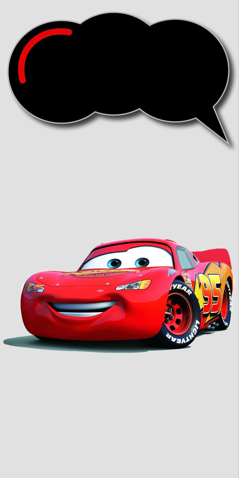 Get ready to race with this awesome Lightning McQueen 4K wallpaper for your iPhone. This wallpaper features a red racecar with the number 95 and Goodyear tires against a gray background.