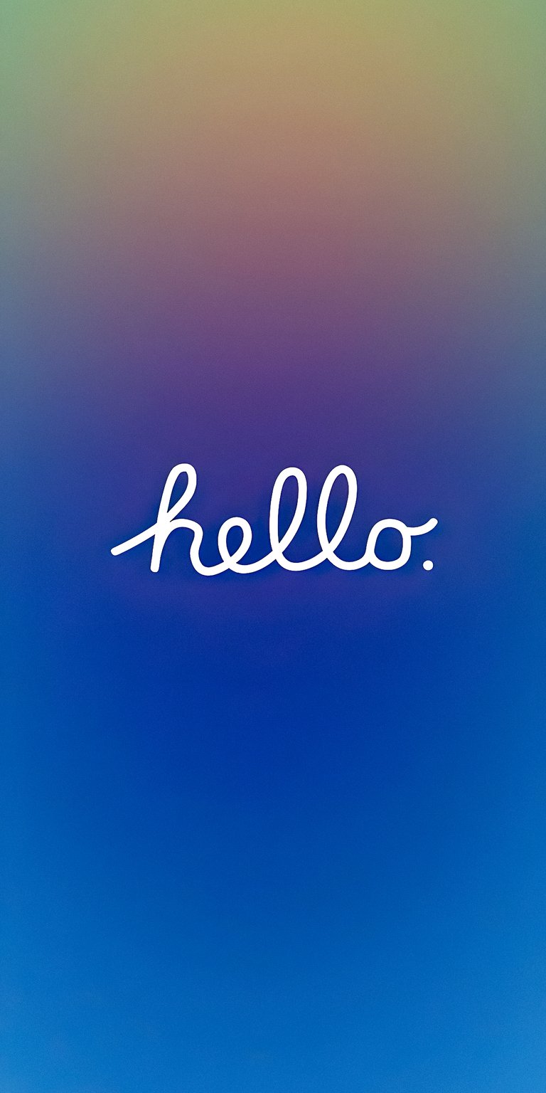 iOS hello wallpaper HD for Phone