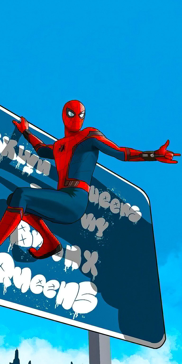 Spiderman far from home comic wallpaper 4K