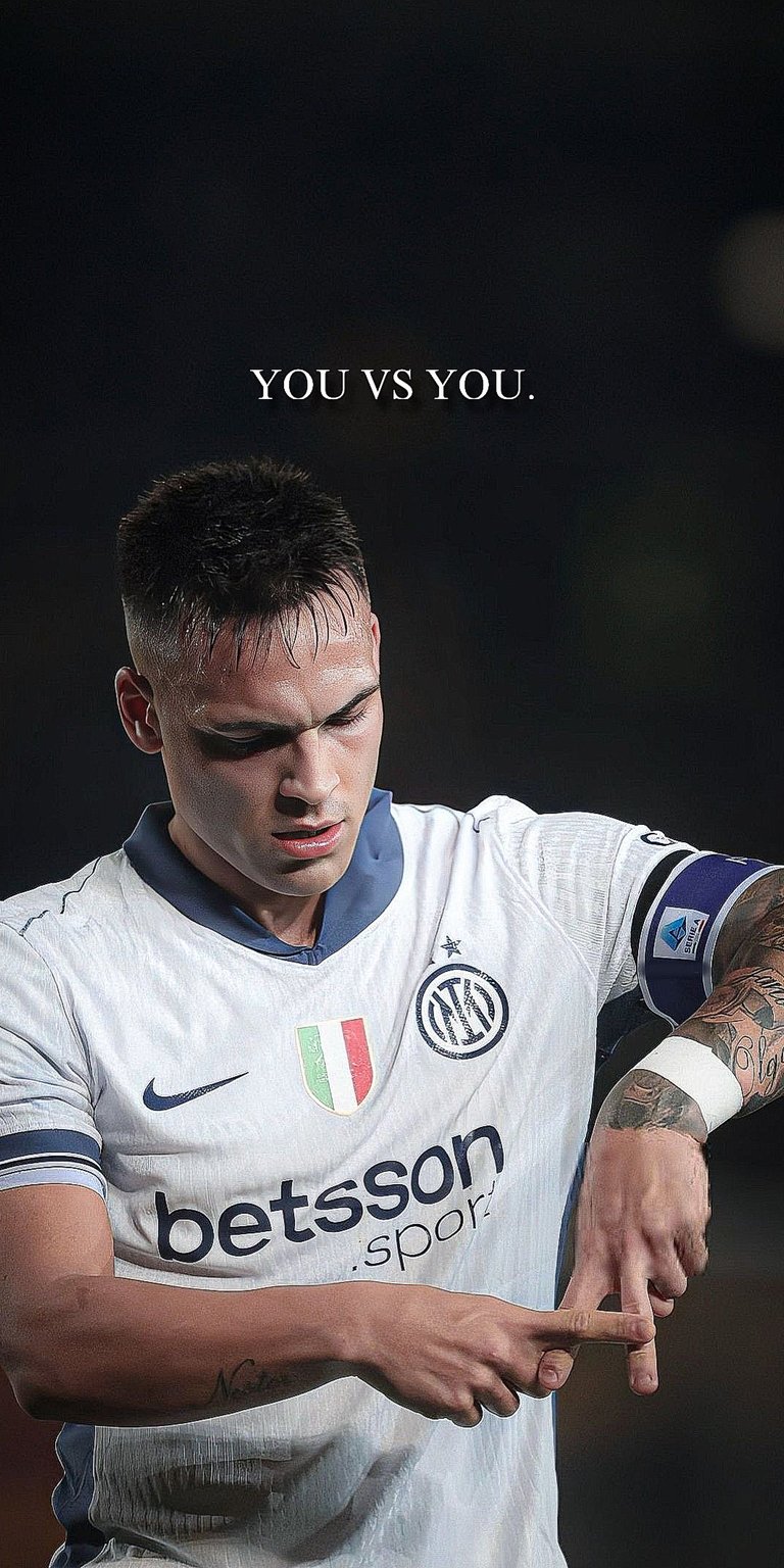 Lautaro Martínez quotes wallpaper 4k iPhone