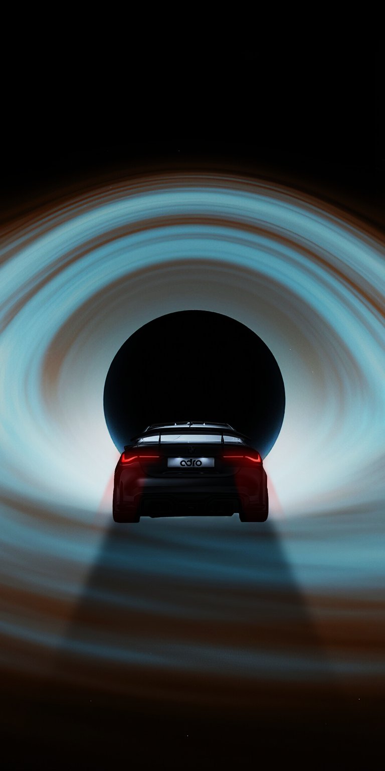 Q3 in space wallpaper for iPhone