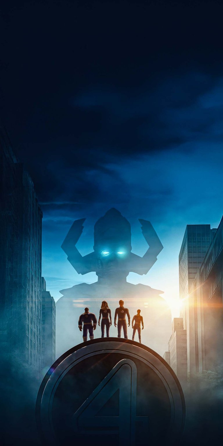 Galactus vs Fantastic 4 iPhone wallpaper 4K