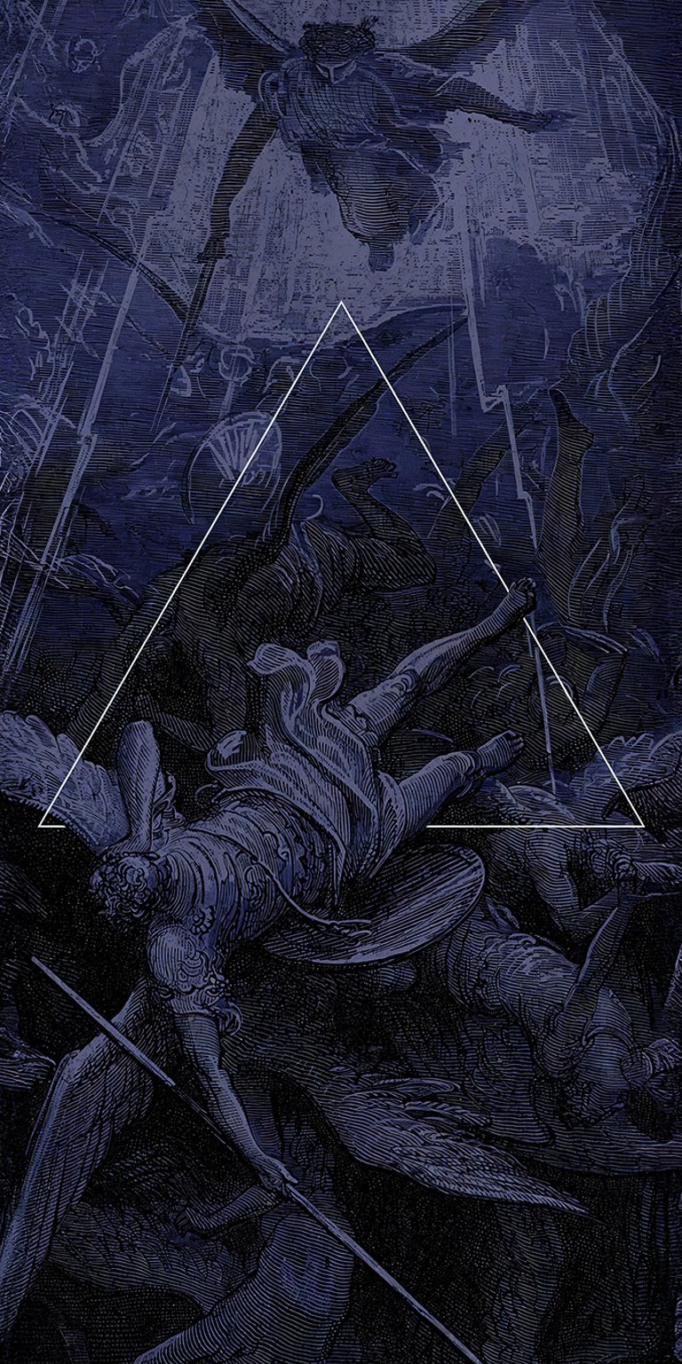 Fallen angels art wallpaper iPhone 4K