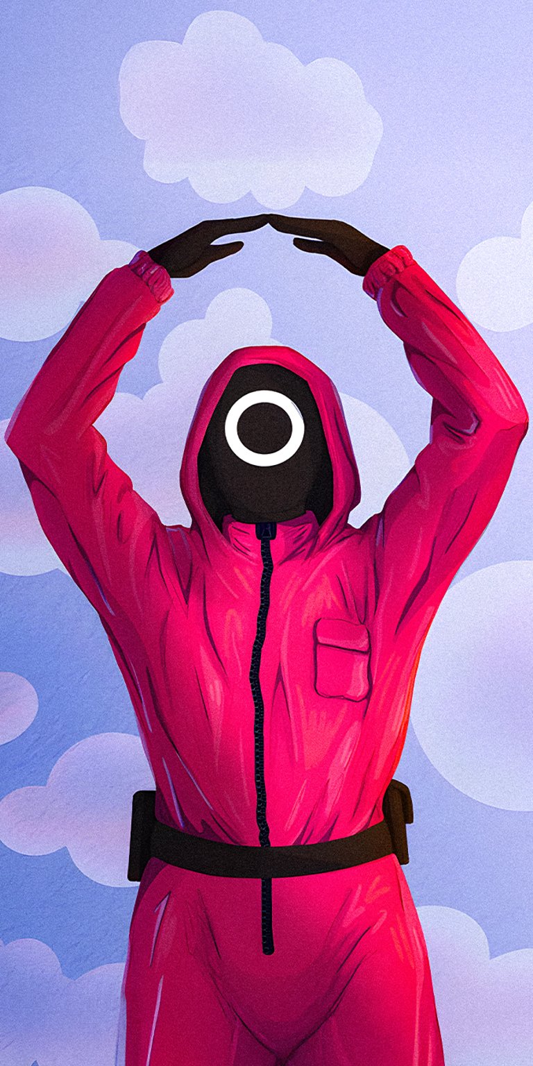 Squid Game 2 Pookie Guard art wallpaper HD