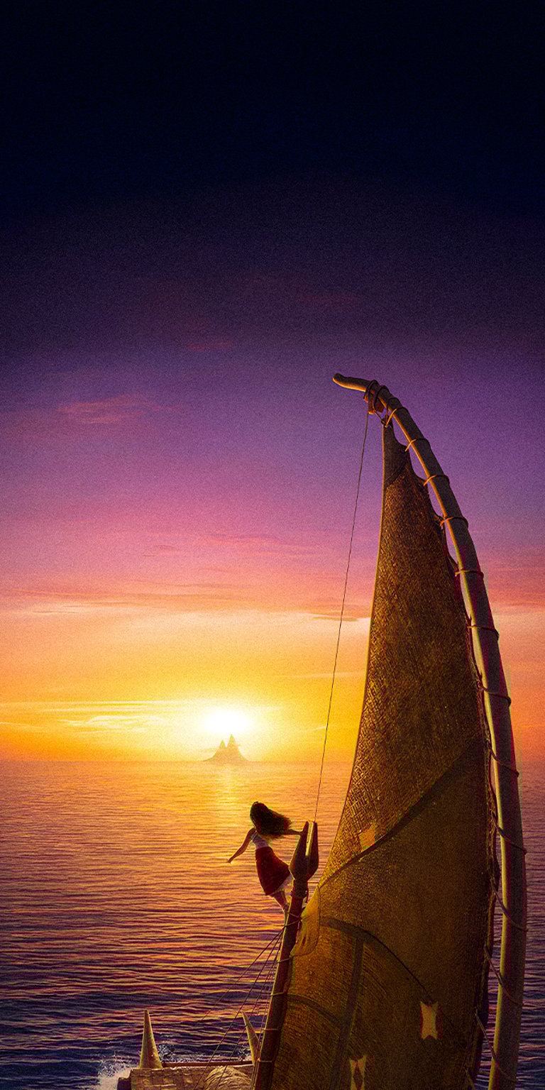 Moana sailing night  wallpaper iPhone