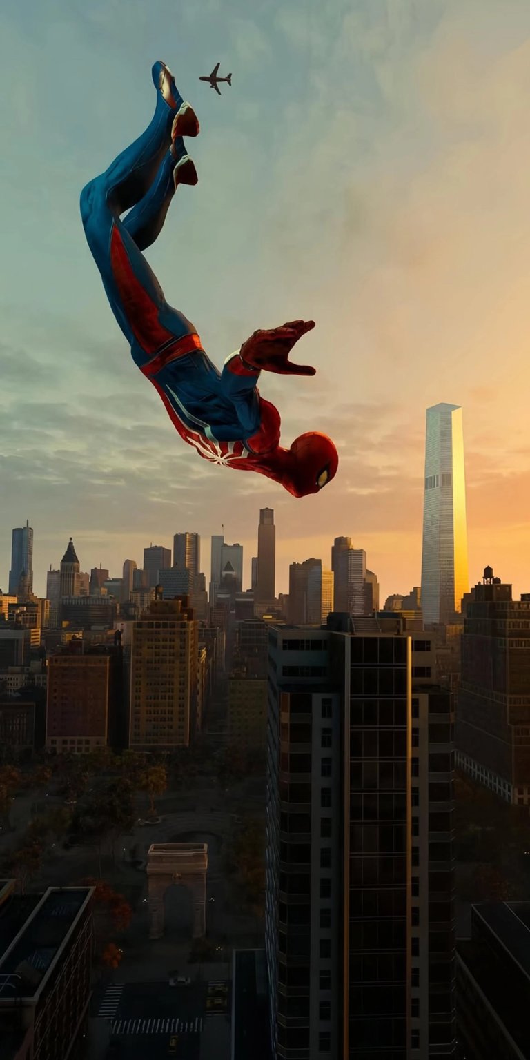 Spiderman iPhone 3D Spatial Wallpaper