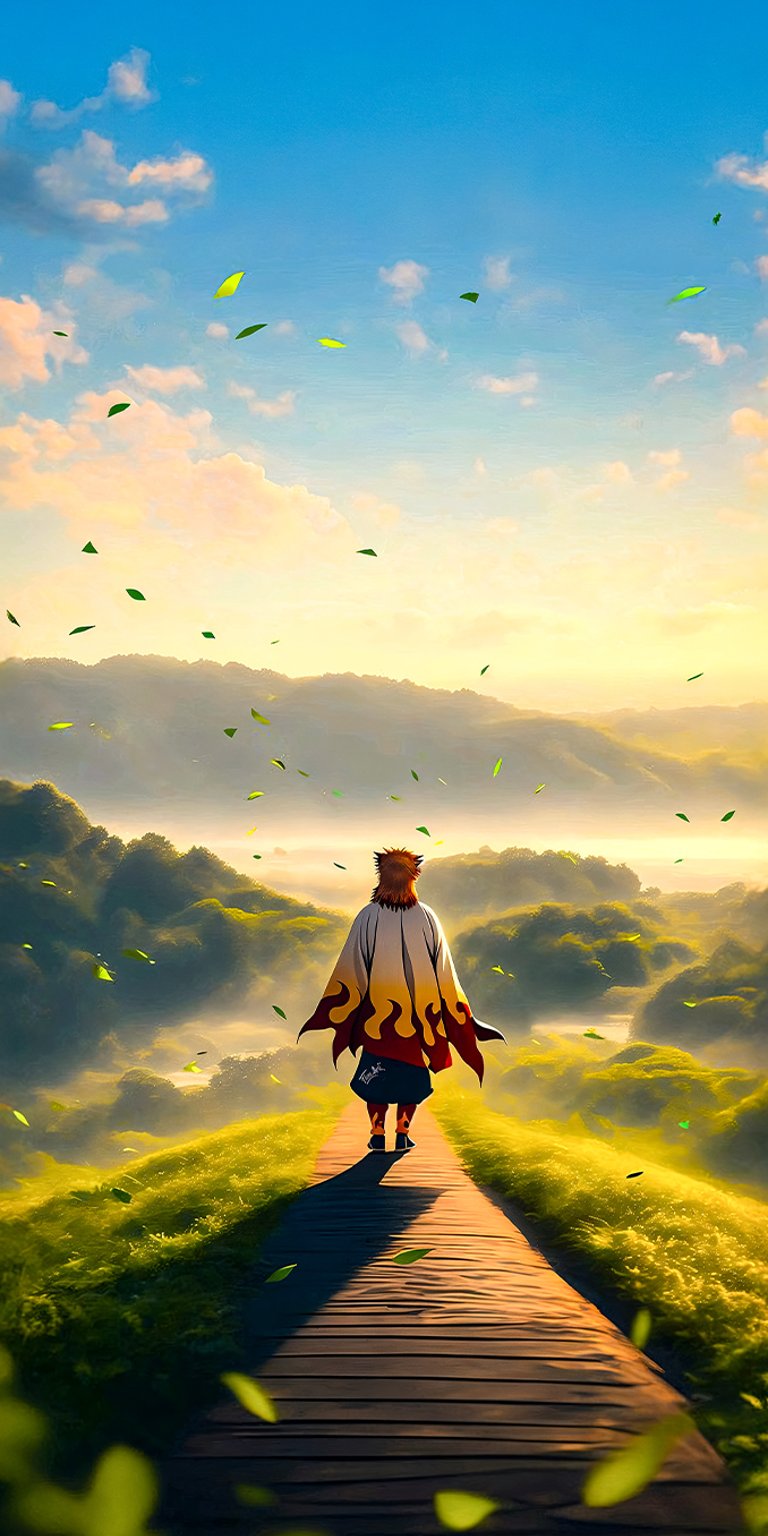 Kyojuro Rengoku wallpaper iPhone 4K