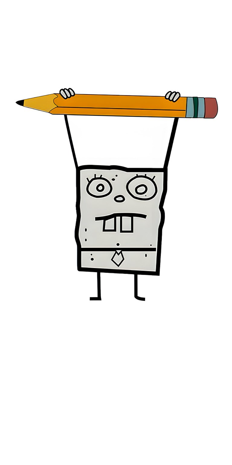 cartoon 90s spongebob doodlebob