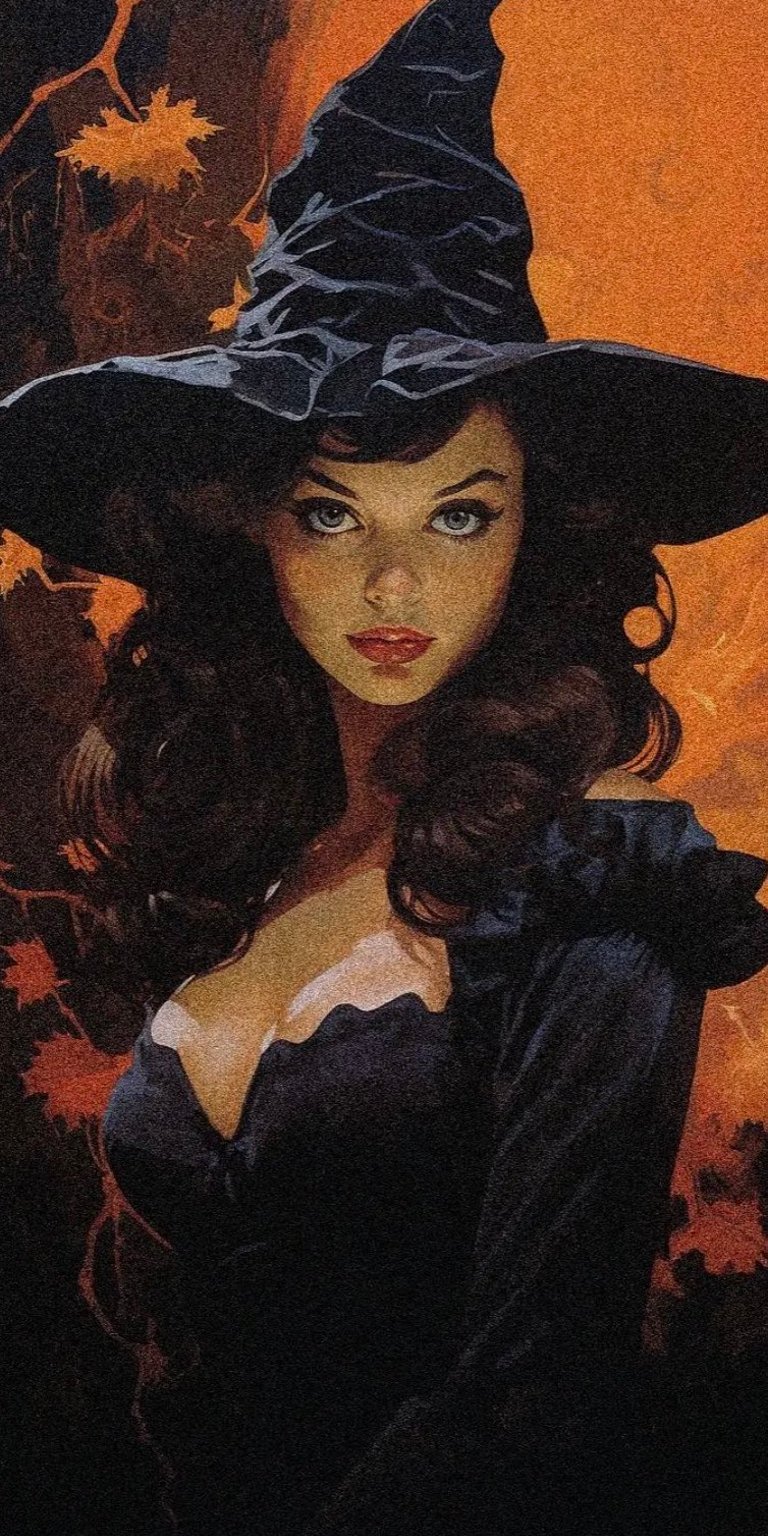 Witch costumer all black phone wallpaper HD