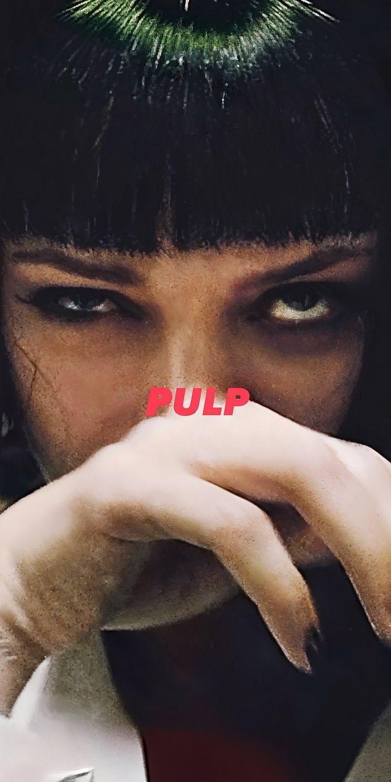 Mia Wallace iPhone wallpaper 4K