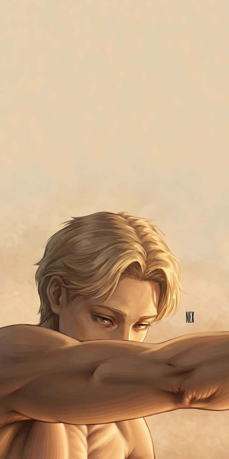 Reiner Braun 4K wallpaper featuring a close-up portrait, short blonde hair, and soft neutral background tones. This wallpaper looks clean and sharp on iPhone and fits perfectly into modern aesthetic wallpapers.