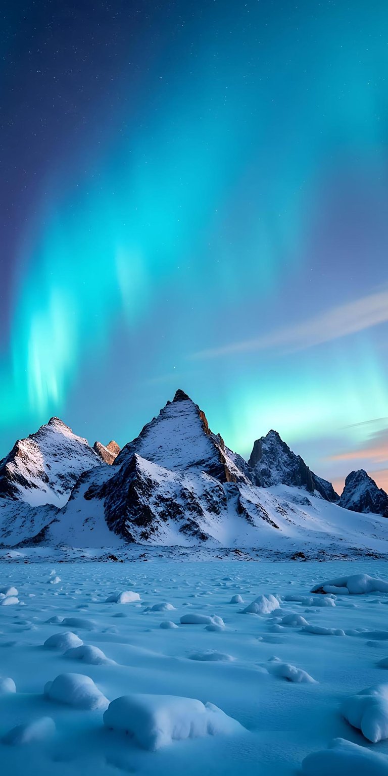 Aesthetic Aurora borealis iPhone 4K wallpaper