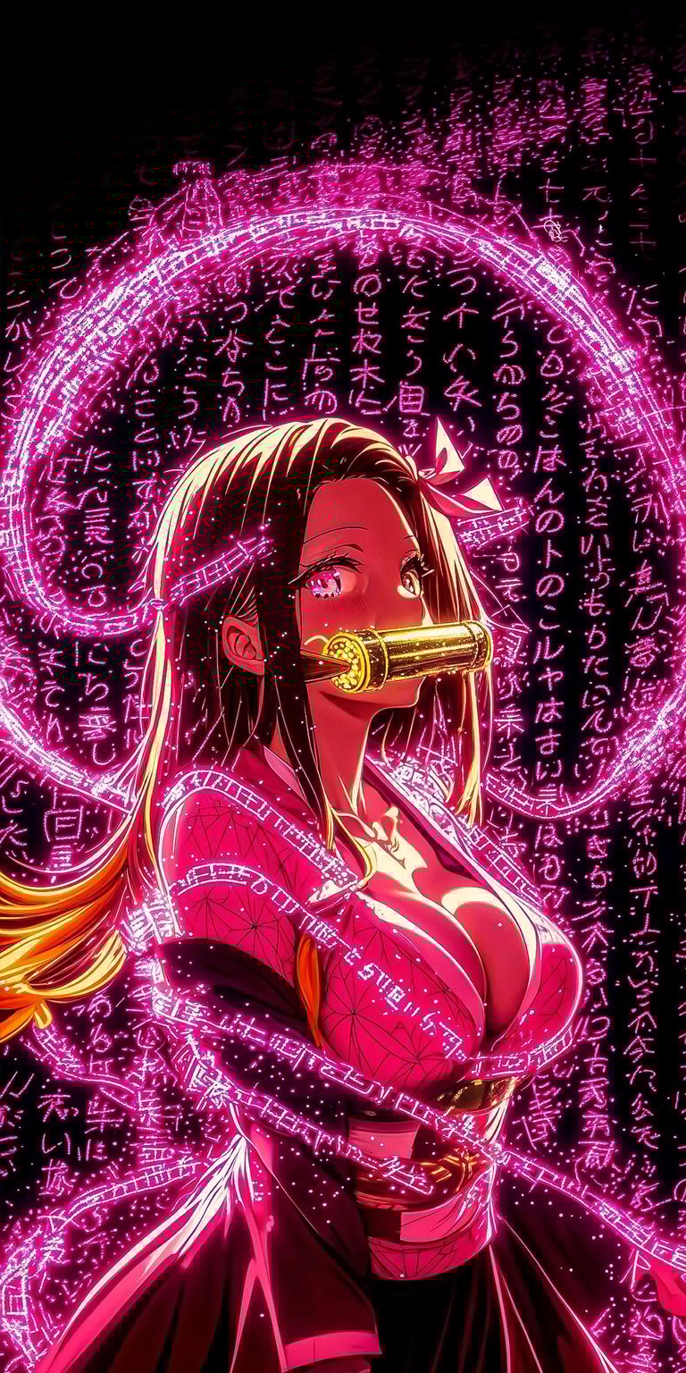 Nezuko Kamado iPhone wallpaper 4K