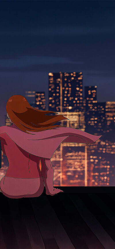 Cartoon couple matching wallpaper iPhone 4K