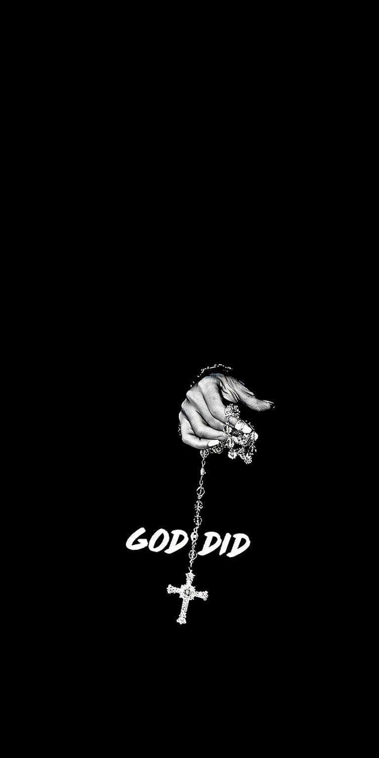 Nonchalant God Did wallpaper iPhone 4K