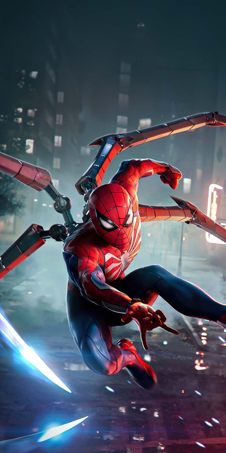 Spiderman nano suit wallpaper for iPhone