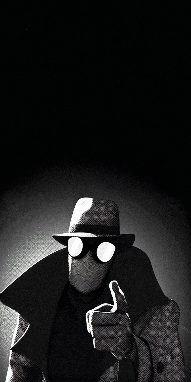 Spiderman Black Noir wallpaper iPhone 4K