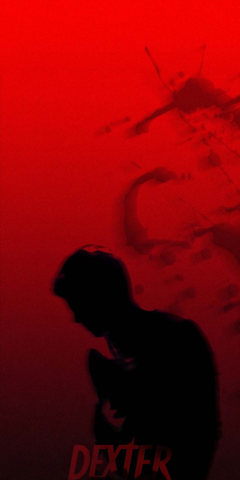 Dexter red poster wallpaper for iPhone