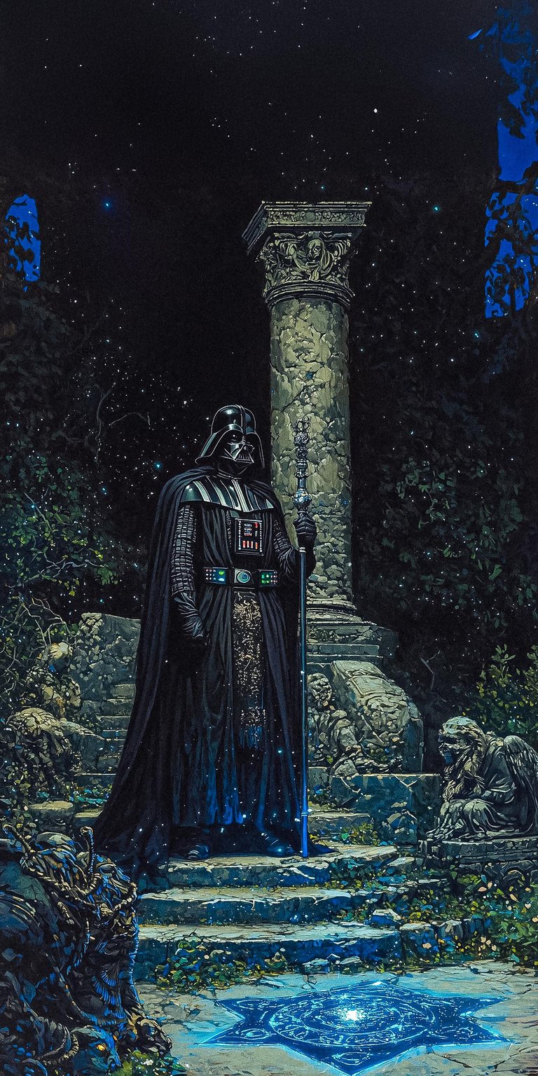 Star Wars Darth Vader art iPhone wallpaper 4K