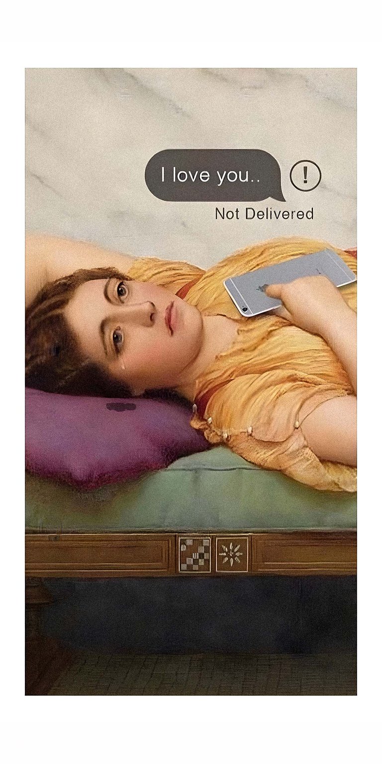 Her message didn't delivered wallpaper