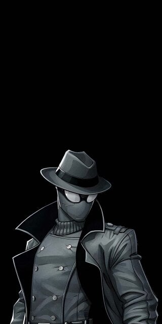 Spiderman Noir Wallpaper for iPhone