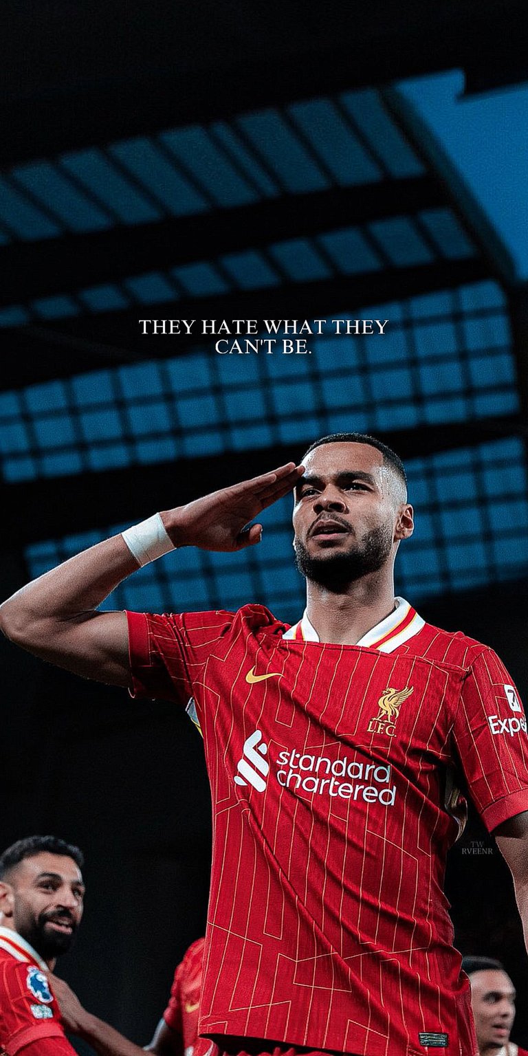 Cody Gakpo salute wallpaper 4k iPhone