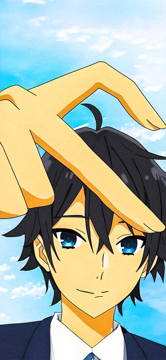 Izumi Miyamura heart matching wallpaper 4k