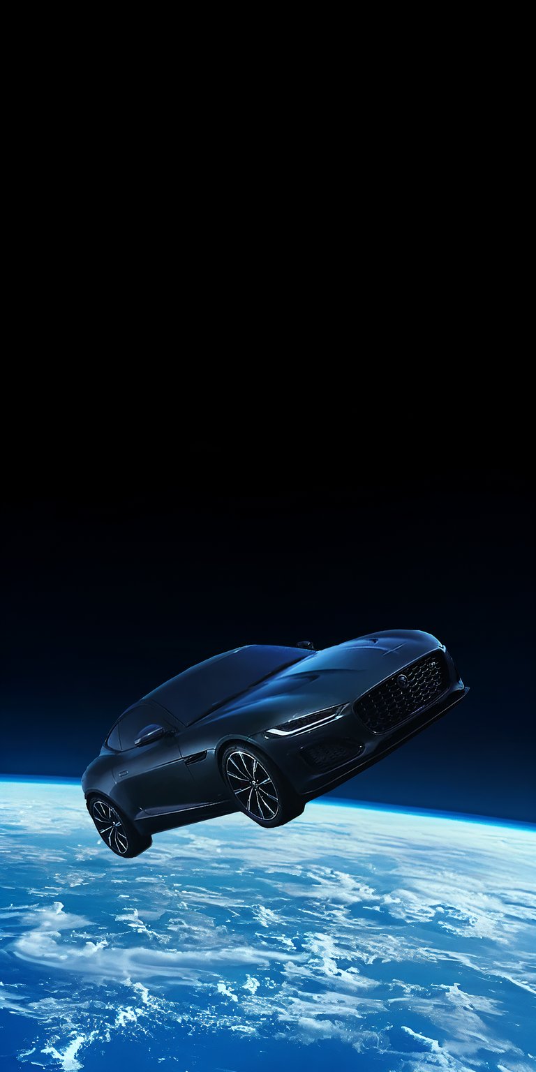 F-Type in space wallpapers for iPhone