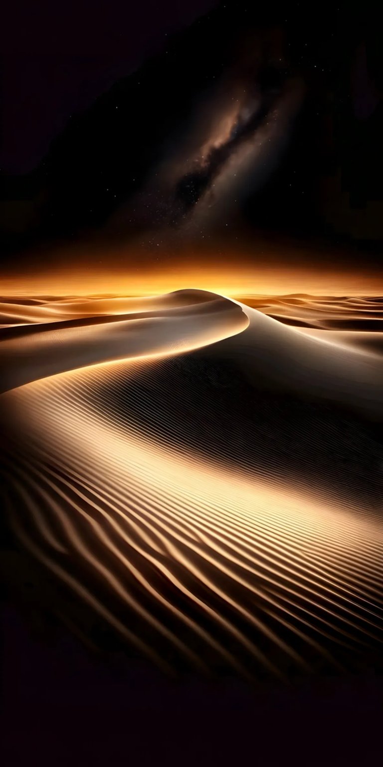Desert dark iPhone wallpaper 4K