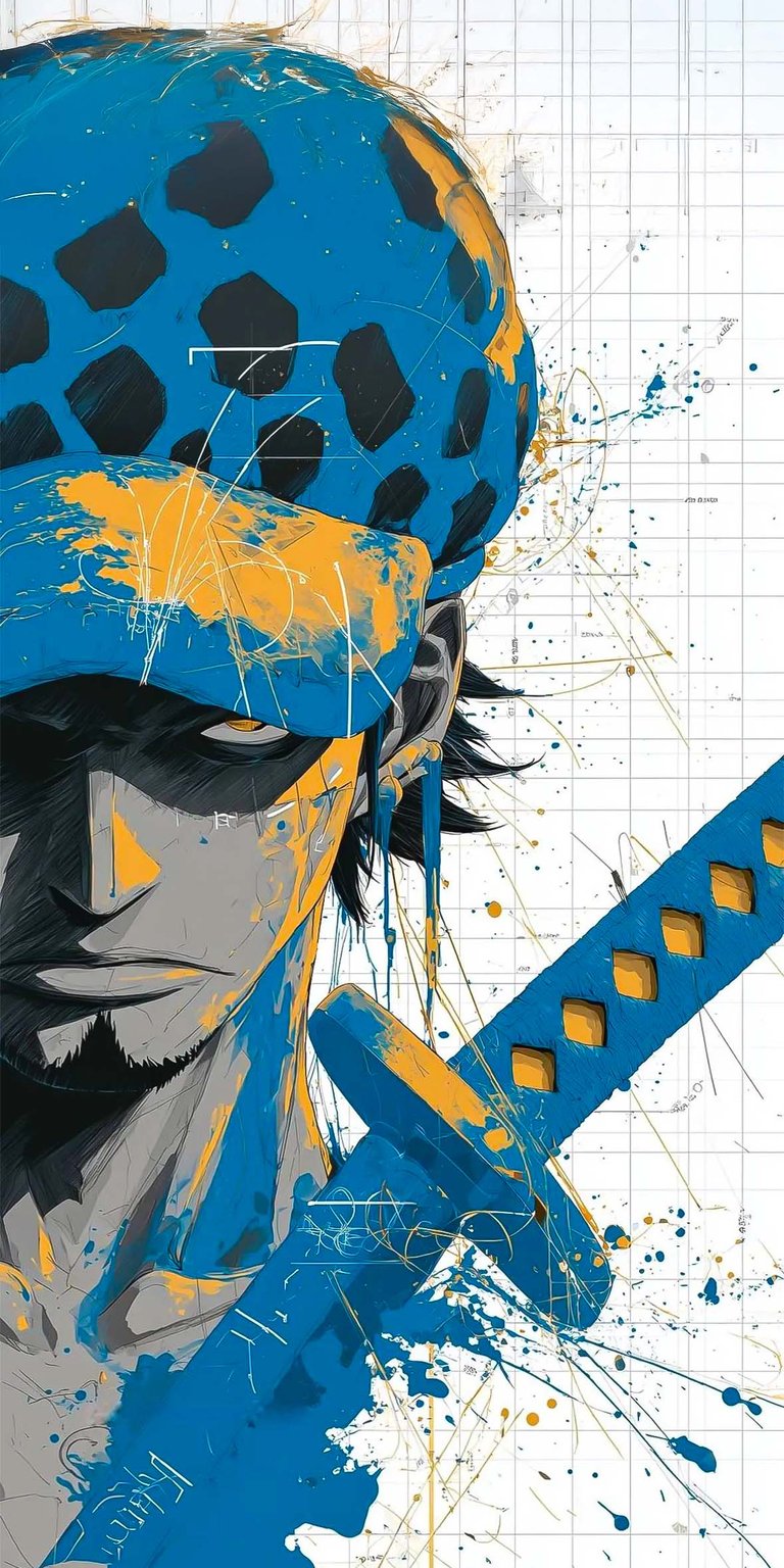 Trafalgar D. Water Law anime art iPhone wallpaper HD