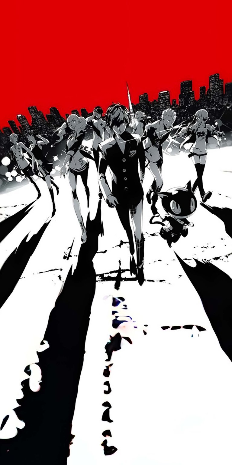 Persona 5 characters wallpaper iPhone