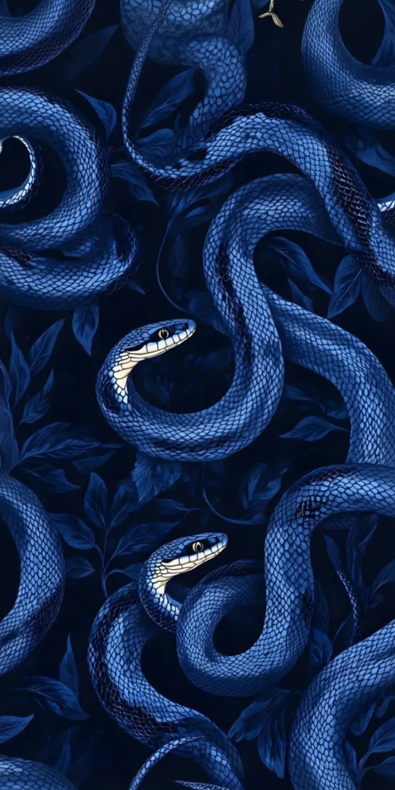 Snake art wallpaper for iPhone HD