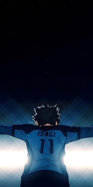 Isagi Yoichi jersey wallpaper IOS HD