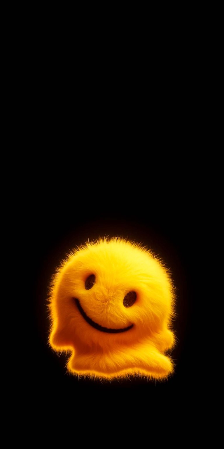 Cute furry emoji melting wallpaper iPhone HD