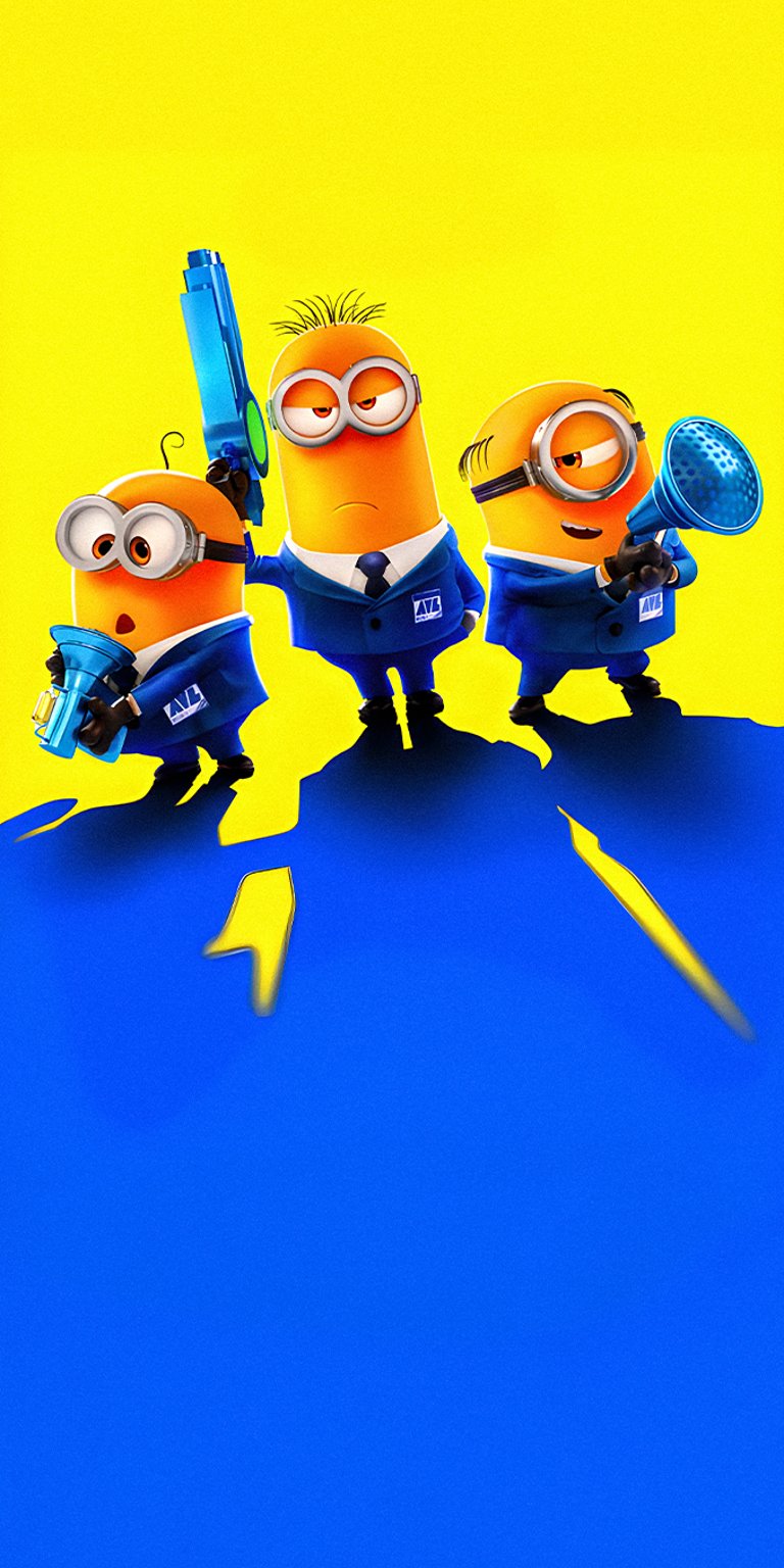 cartoon movie poster yellow cartoon character toy toy gun minions despicable me
