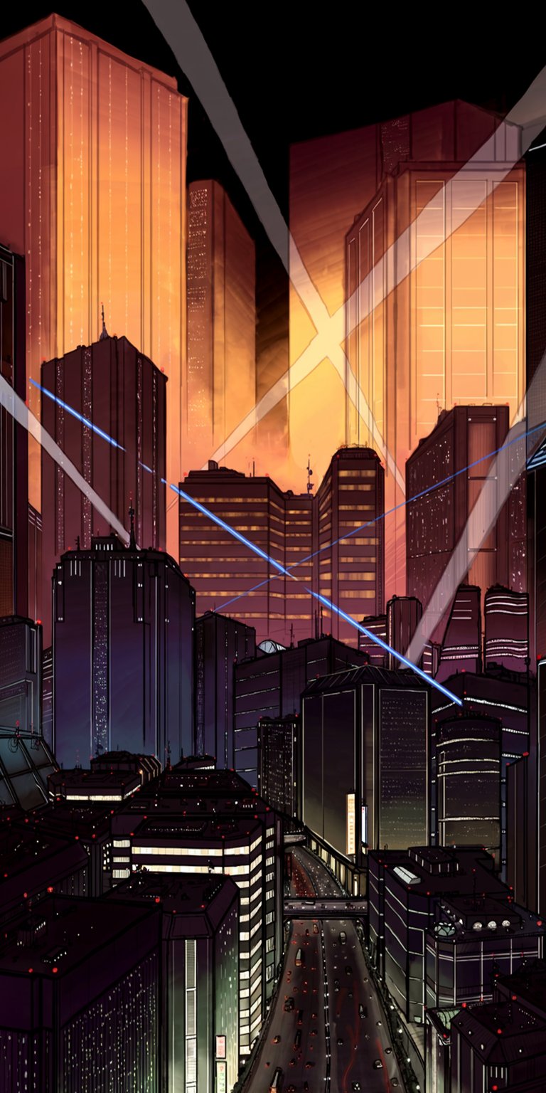 Akira cityscape iPhone wallpaper HD