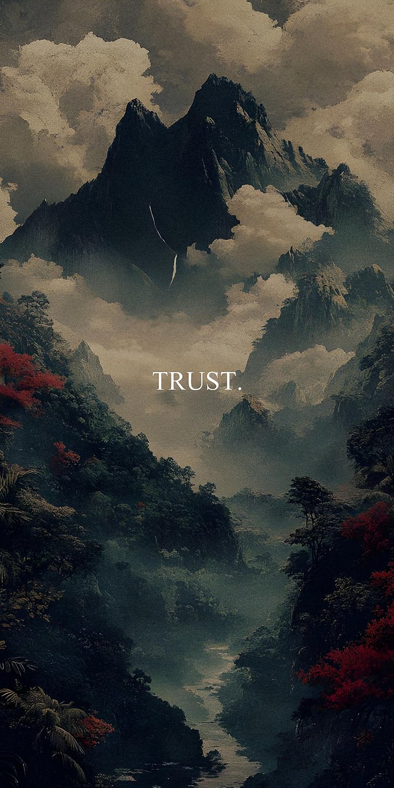 Trust Motivational Nature Art Wallpaper 4k HD