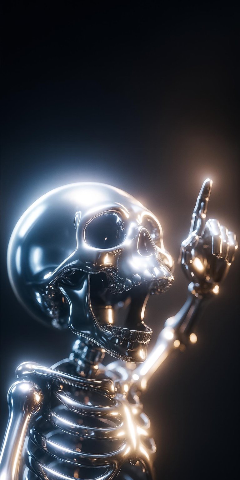 Clash Royale Skeleton Army Silver Surfer theme Phone wallpaper with sharp 4K visuals